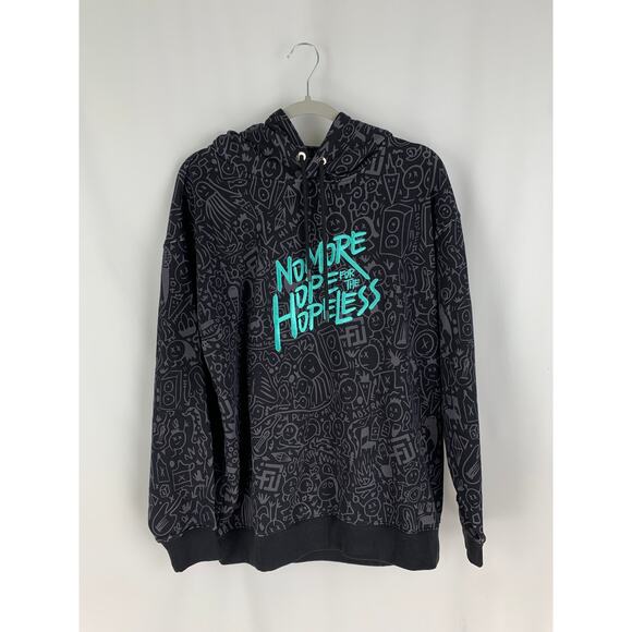 Moon Five Two Abstract Music Artist No More Hope For The Hopeless Hoodie Large - Picture 1 of 10